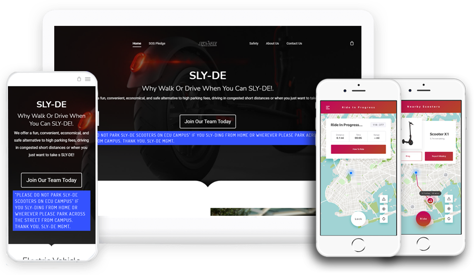 Slide Website and App
